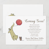 Funny Pregnancy Announge Aankondiging (Voorkant / Achterkant)