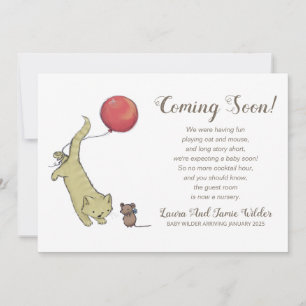 Funny Pregnancy Announge Aankondiging