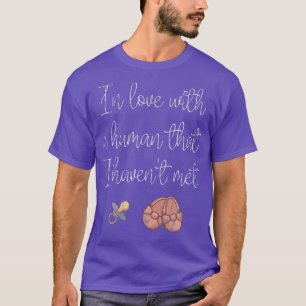 Funny Pregnancy Design met Imprint, pacifiers en T-shirt
