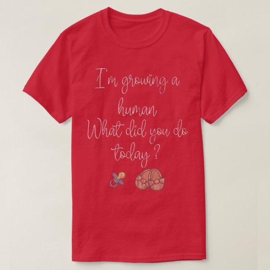 Funny Pregnancy Design with Imprint, pacifiers and T-shirt (Design voorkant)