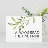 Funny Pregnancy onthullen dat ik zwanger ben van e Kaart (Staand voorkant)