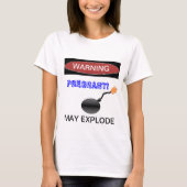 Funny Pregnant t-shirt (Voorkant)