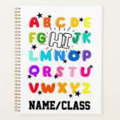 Funny PreK Kindergarten Hi Alphabet Back To School Planner (Voorkant)