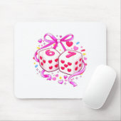 Funny Preppy 67 Valentine Six Seven Dice 6 7 Women Muismat (Met muis)