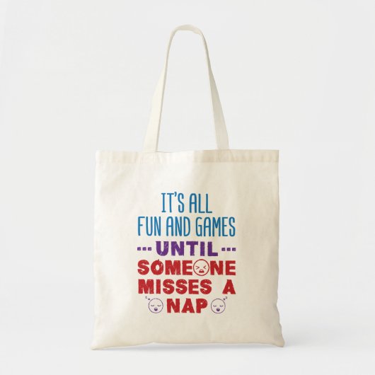 Funny Preschool Daycare Teacher Misses a Nap Tote Bag (Voorkant)