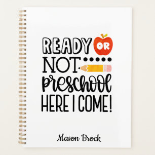 Funny Preschool, gepersonaliseerd cadeau Planner