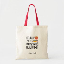 Funny Preschool-leerlingencadeau op maat Tote Bag