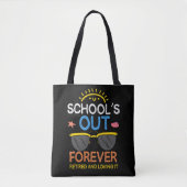Funny Preschool Teacher Retirement School Tote Bag (Voorkant)