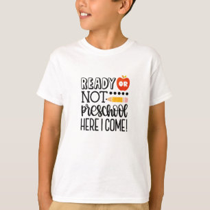 Funny Preschool terug naar schoolcadeau T-shirt
