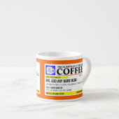 Funny Prescription 6oz. Espresso Mok (Voorkant rechts)
