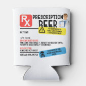 Funny Prescription Beer Blikjeskoeler (Achterkant)