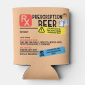 Funny Prescription Beer Koelbox Blikjeskoeler (Achterkant)