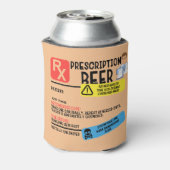 Funny Prescription Beer Koelbox Blikjeskoeler (Blikje Achterkant)