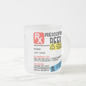 Funny Prescription Beer Mok (Voorkant rechts)