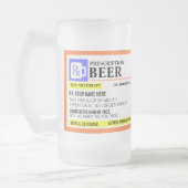 Funny Prescription Beer Mok (Links)