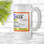 Funny Prescription Beer Mok<br><div class="desc">Voeg een naam toe aan dit grappige 'recept' van de mok van bier voor een perfect uniek cadeauidee! Of,  vul je eigen recept voor iets voor jezelf.</div>