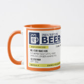 Funny Prescription Beer Mok (Links)