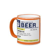 Funny Prescription Beer Mok