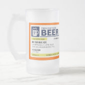 Funny Prescription Beer Mok (Links)