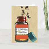 Funny Prescription Bottle of Puppies Verjaardag Kaart (Voorkant)