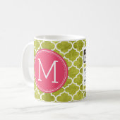 Funny Prescription Coffee Mok met Monogram (Voorkant links)