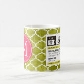 Funny Prescription Coffee Mok met Monogram (Center)