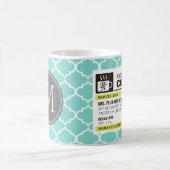 Funny Prescription Coffee Mok met Monogram (Center)