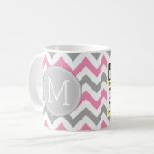 Funny Prescription Coffee Mok met Monogram (Voorkant links)