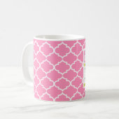 Funny Prescription Coffee Mok met Quatrefoil (Voorkant links)