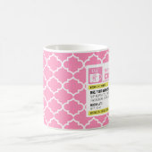 Funny Prescription Coffee Mok met Quatrefoil (Center)