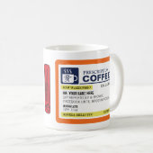 Funny Prescription Coffee Mok (recht) (Voorkant rechts)