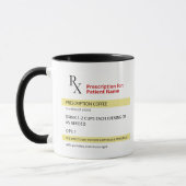 Funny Prescription Coffee Mok - Verpleegkundigen, (Links)