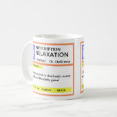 Funny Prescription Coffee Mugs Koffiemok (Voorkant links)