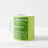 Funny Prescription Green Tea Koffiemok (Voorkant links)