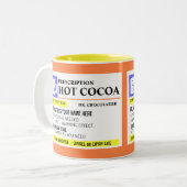 Funny Prescription Hot Cocoa Mok (Voorkant links)