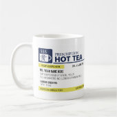 Funny Prescription Hot Tea Koffiemok (Links)
