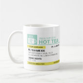 Funny Prescription Hot Tea Koffiemok (Links)