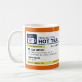 Funny Prescription Hot Tea Koffiemok (Links)