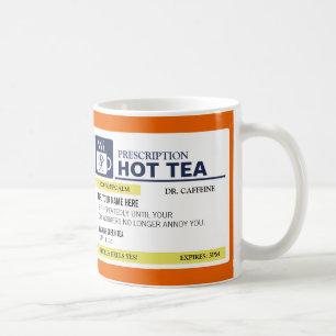 Funny Prescription Hot Tea Koffiemok