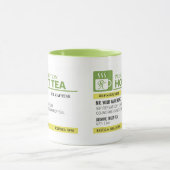 Funny Prescription Hot Tea - Lime Green Mok (Midden)