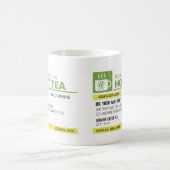 Funny Prescription Hot Tea - Lime Green Mok (Center)