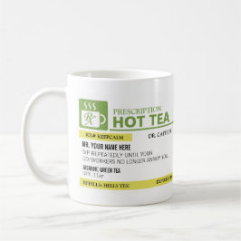 Funny Prescription Hot Tea - Lime Green Mok