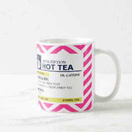 Funny Prescription Hot Tea met aangepast monogram Koffiemok