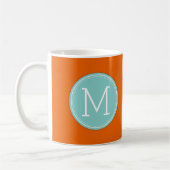Funny Prescription Hot Tea met aangepast monogram Koffiemok (Links)