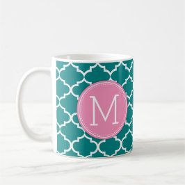 Funny Prescription Hot Tea met Custom Monogram Koffiemok