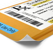 Funny Prescription koffie RX Poster (Hoek)