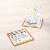 Funny Prescription Label Kartonnen Onderzetters (Insitu)