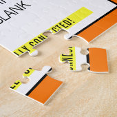 Funny Prescription Label Persoonlijk Legpuzzel (Zijkant)