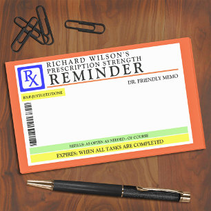 Funny Prescription Label Post-it® Notes