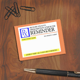 Funny Prescription Label Post-it® Notes